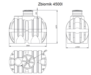 Zbiornik podziemny na wodę deszczową i ścieki EcoLine II - obrazek 6