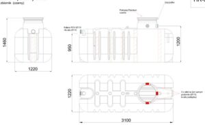 Zbiornik podziemny na wodę deszczową i ścieki SlimTank - obrazek 3