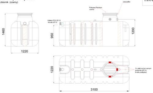 Zbiornik podziemny na wodę deszczową i ścieki SlimTank - obrazek 3
