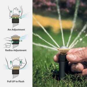 Dysza rotacyjna Rain Bird R-VAN 14, 2,4–4,6 m (360°) - obrazek 3