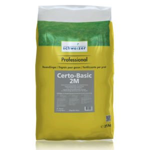Nawóz długodziałający do trawnika – Certo Basic 2M 25 kg (Schweizer)