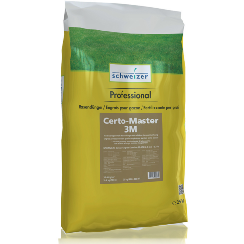 Profesjonalny nawóz do trawnika na 3 miesiące Schweizer Certo-Master 3M 25kg