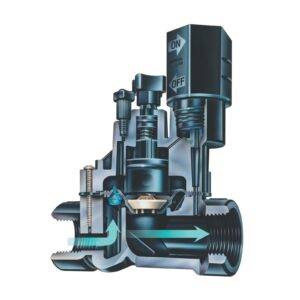 Elektrozawór 100-DVF z regulacją przepływu