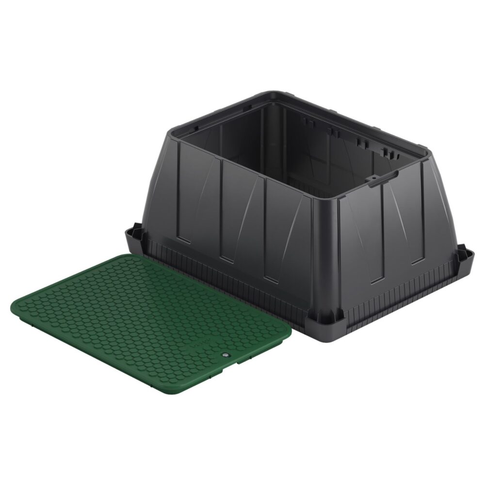 Skrzynka zaworowa prostokątna Jumbo BERGO Fresh Green