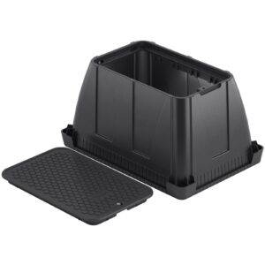 Skrzynka zaworowa prostokątna Standard BERGO Black