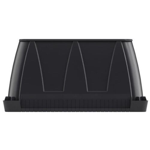 Skrzynka zaworowa prostokątna Standard BERGO Black