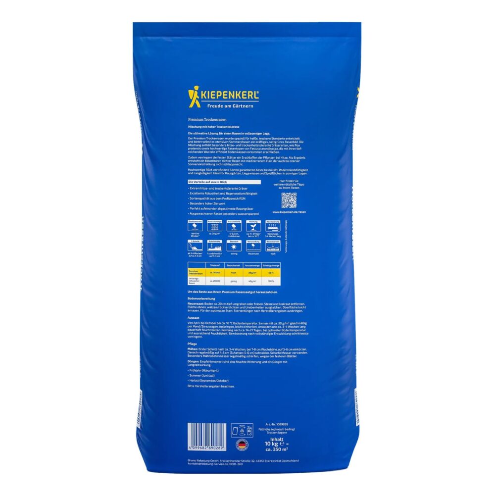 Kiepenkerl Profi-Line Premium na suche tereny 10 kg